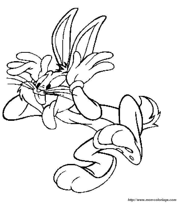 Coloring page: Bugs Bunny (Cartoons) #26432 - Free Printable Coloring Pages