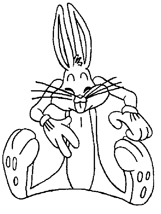 Coloring page: Bugs Bunny (Cartoons) #26434 - Free Printable Coloring Pages