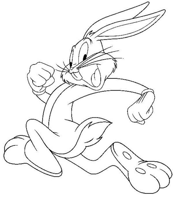 Drawing Bugs Bunny #26464 (Cartoons) – Printable coloring pages
