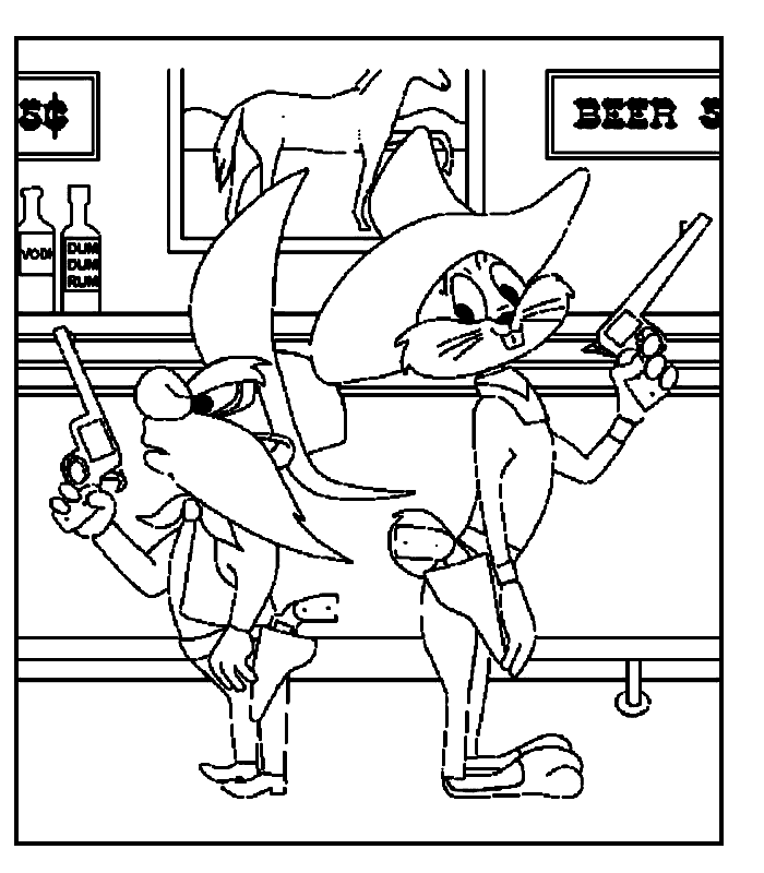 Coloring page: Bugs Bunny (Cartoons) #26478 - Free Printable Coloring Pages