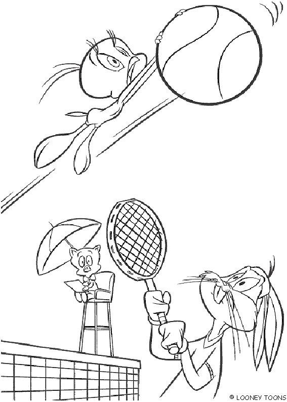 Coloring page: Bugs Bunny (Cartoons) #26485 - Free Printable Coloring Pages