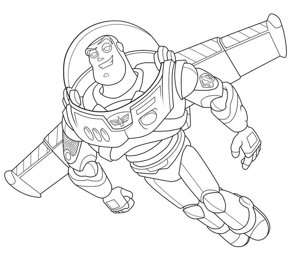 Drawing Buzz Lightyear of Star Command #46610 (Cartoons) – Printable  coloring pages