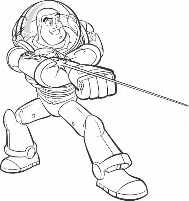 Drawing Buzz Lightyear of Star Command #46680 (Cartoons) – Printable  coloring pages