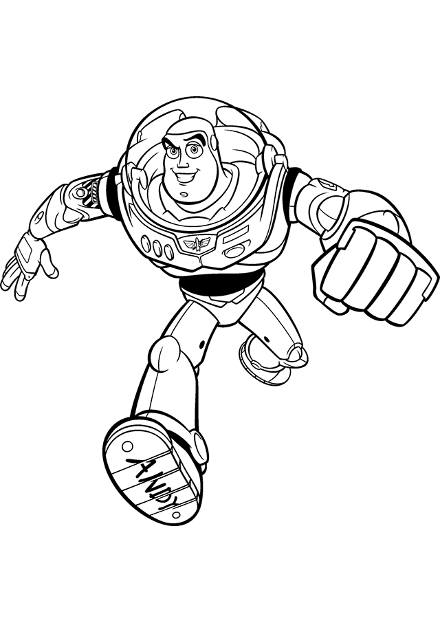 Drawing Buzz Lightyear of Star Command #46701 (Cartoons) – Printable  coloring pages
