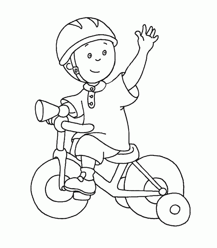Coloring page: Caillou (Cartoons) #36154 - Free Printable Coloring Pages