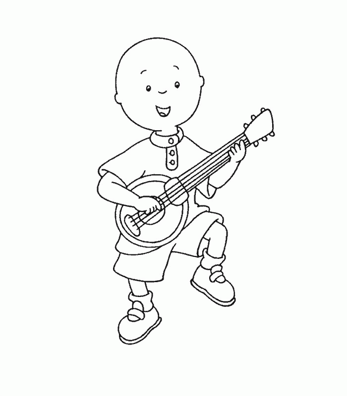 Coloring page: Caillou (Cartoons) #36161 - Free Printable Coloring Pages