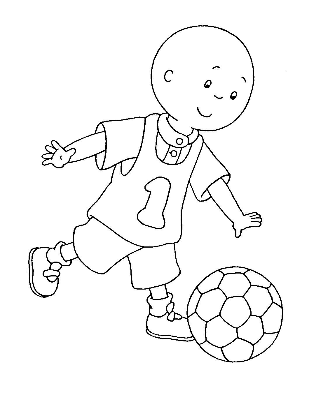 Coloring page: Caillou (Cartoons) #36164 - Free Printable Coloring Pages