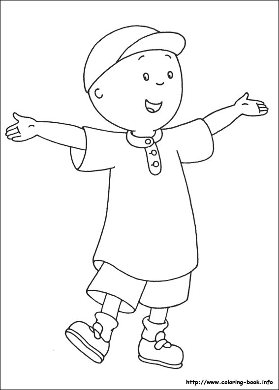 Coloring page: Caillou (Cartoons) #36165 - Free Printable Coloring Pages