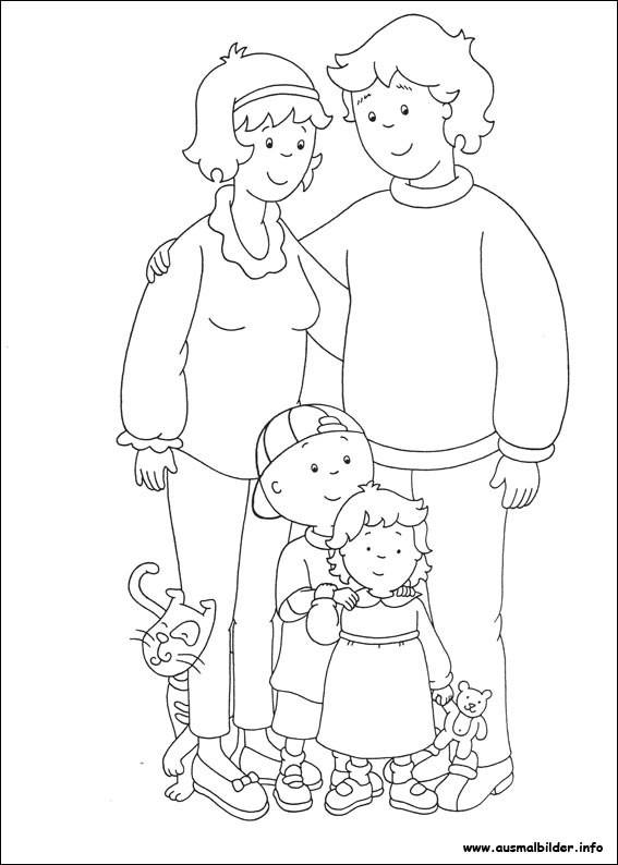 Coloring page: Caillou (Cartoons) #36168 - Free Printable Coloring Pages
