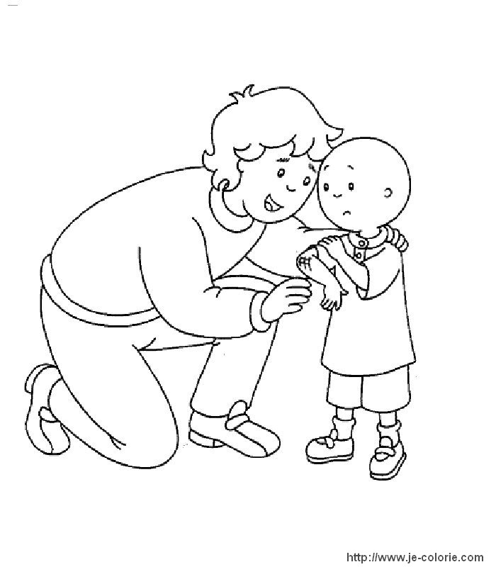 Coloring page: Caillou (Cartoons) #36180 - Free Printable Coloring Pages
