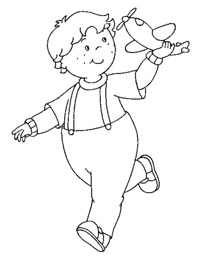 Coloring page: Caillou (Cartoons) #36185 - Free Printable Coloring Pages