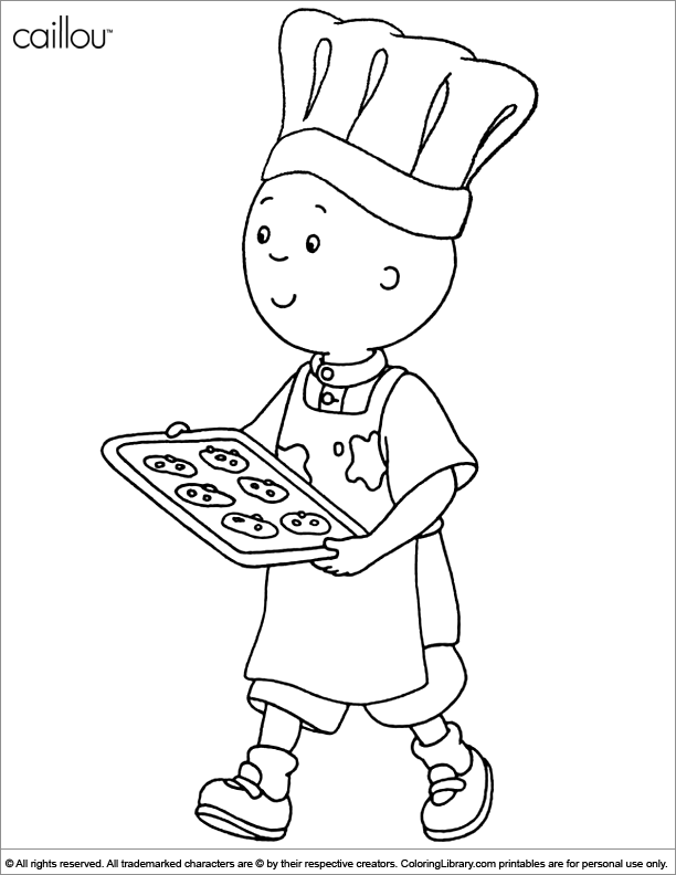 Coloring page: Caillou (Cartoons) #36188 - Free Printable Coloring Pages