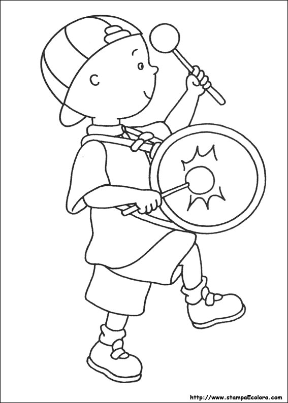 Coloring page: Caillou (Cartoons) #36191 - Free Printable Coloring Pages