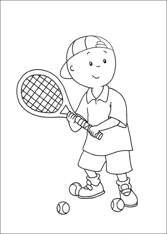 Coloring page: Caillou (Cartoons) #36192 - Free Printable Coloring Pages