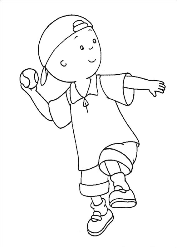Coloring page: Caillou (Cartoons) #36194 - Free Printable Coloring Pages