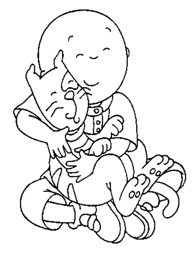 Coloring page: Caillou (Cartoons) #36201 - Free Printable Coloring Pages