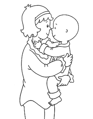 Coloring page: Caillou (Cartoons) #36202 - Free Printable Coloring Pages