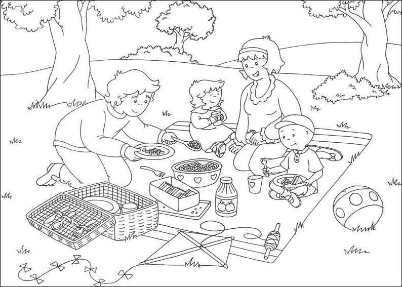Coloring page: Caillou (Cartoons) #36212 - Free Printable Coloring Pages
