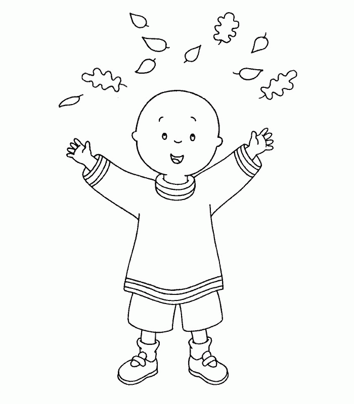 Coloring page: Caillou (Cartoons) #36214 - Free Printable Coloring Pages