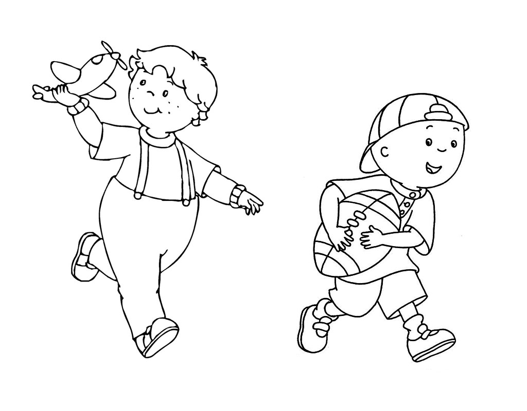 Coloring page: Caillou (Cartoons) #36217 - Free Printable Coloring Pages