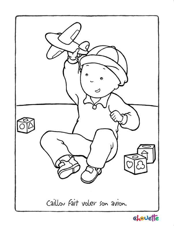 Coloring page: Caillou (Cartoons) #36222 - Free Printable Coloring Pages