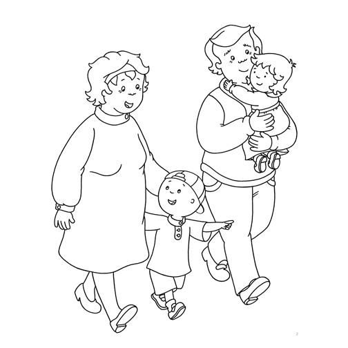 Coloring page: Caillou (Cartoons) #36225 - Free Printable Coloring Pages