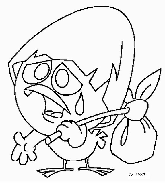 Coloring page: Calimero (Cartoons) #35757 - Free Printable Coloring Pages