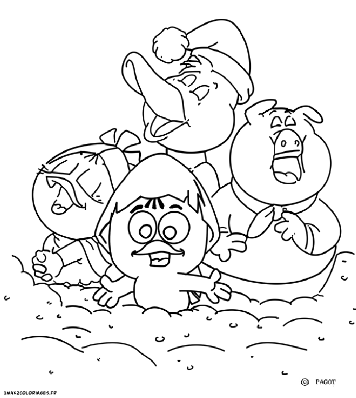 Coloring page: Calimero (Cartoons) #35848 - Free Printable Coloring Pages