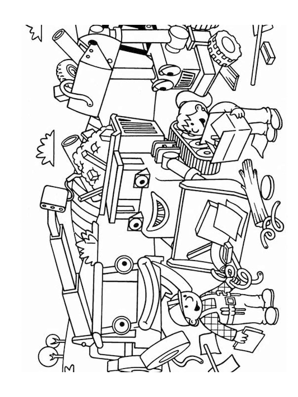 Coloring page: Can we fix it? (Cartoons) #33120 - Free Printable Coloring Pages