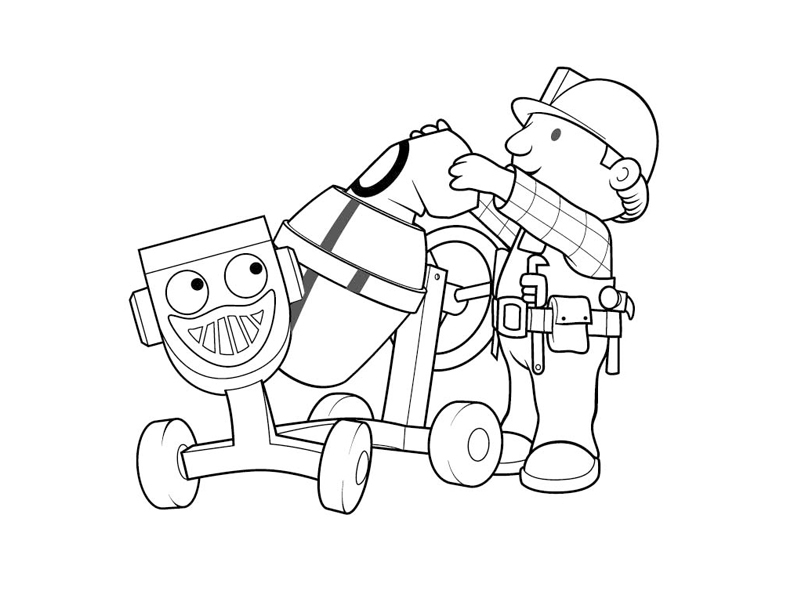 Coloring page: Can we fix it? (Cartoons) #33197 - Free Printable Coloring Pages