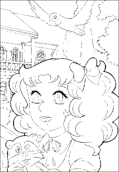 Coloring page: Candy Candy (Cartoons) #41587 - Free Printable Coloring Pages