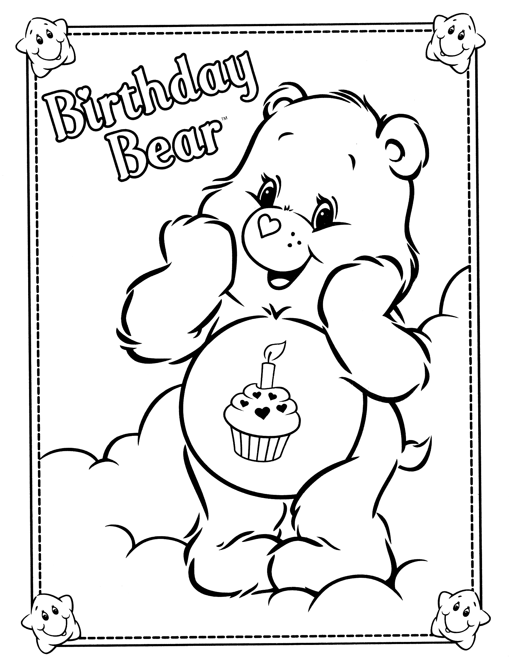 Coloring page: Care Bears (Cartoons) #37134 - Free Printable Coloring Pages