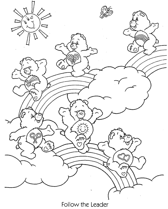 Coloring page: Care Bears (Cartoons) #37135 - Free Printable Coloring Pages