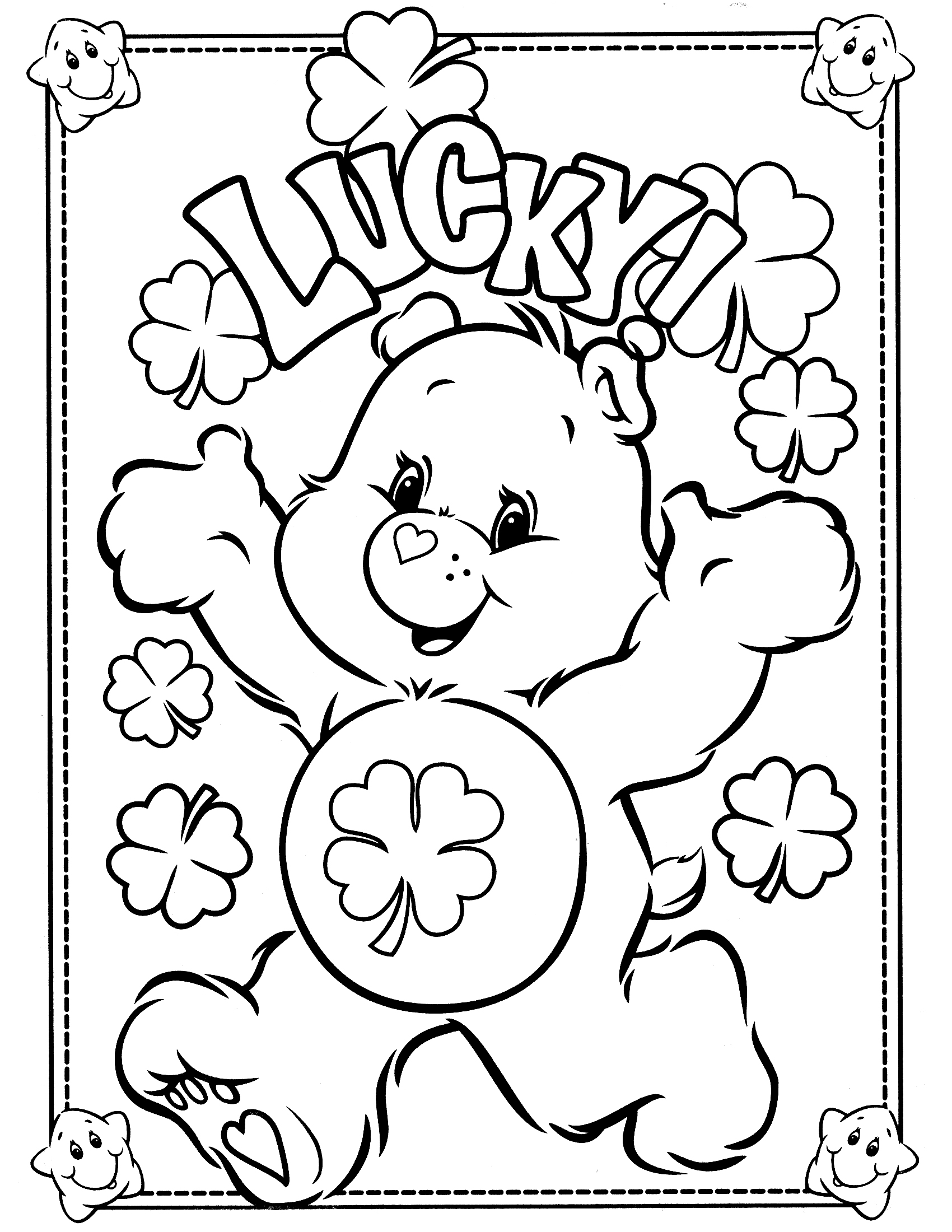 Coloring page: Care Bears (Cartoons) #37137 - Free Printable Coloring Pages