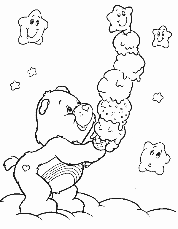 Coloring page: Care Bears (Cartoons) #37138 - Free Printable Coloring Pages