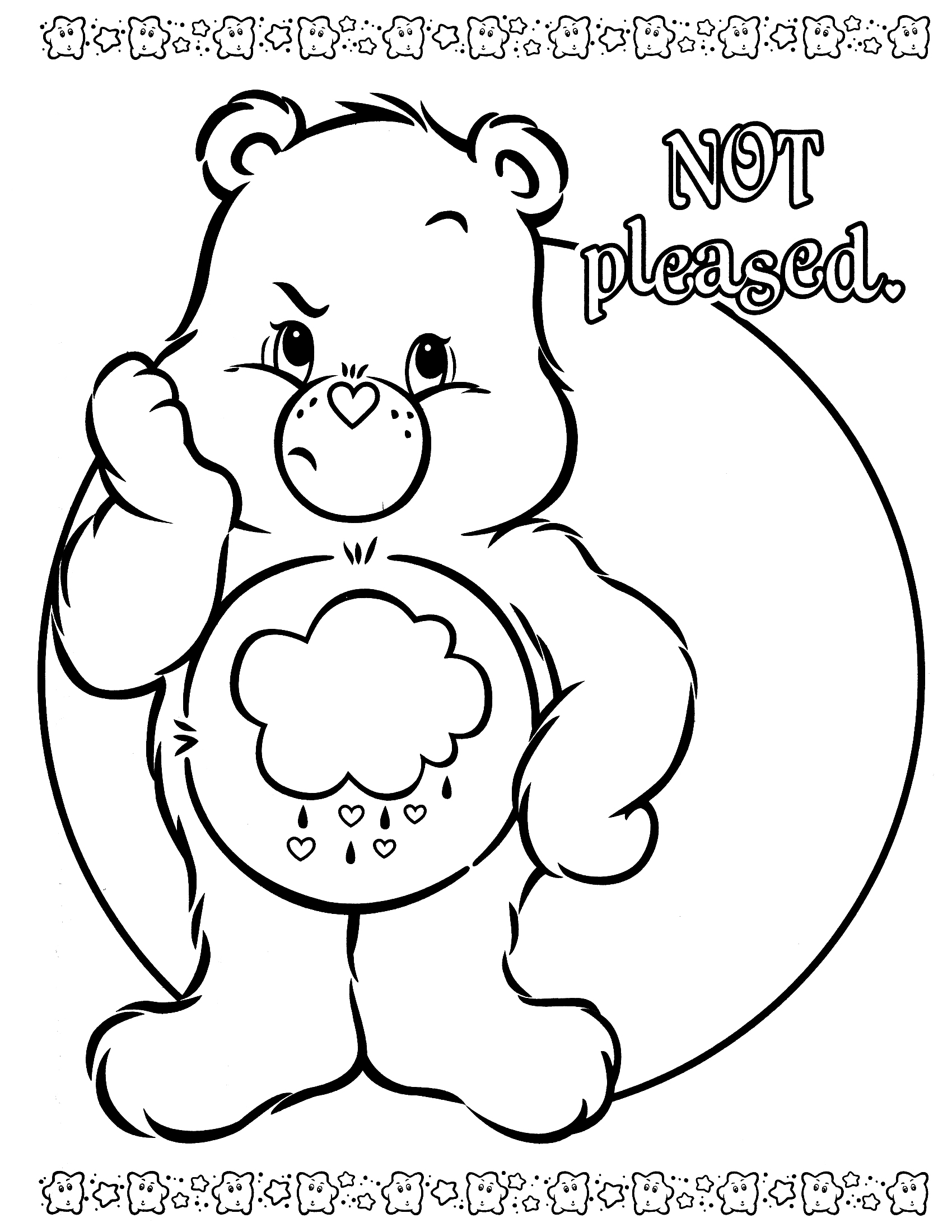 Coloring page: Care Bears (Cartoons) #37142 - Free Printable Coloring Pages