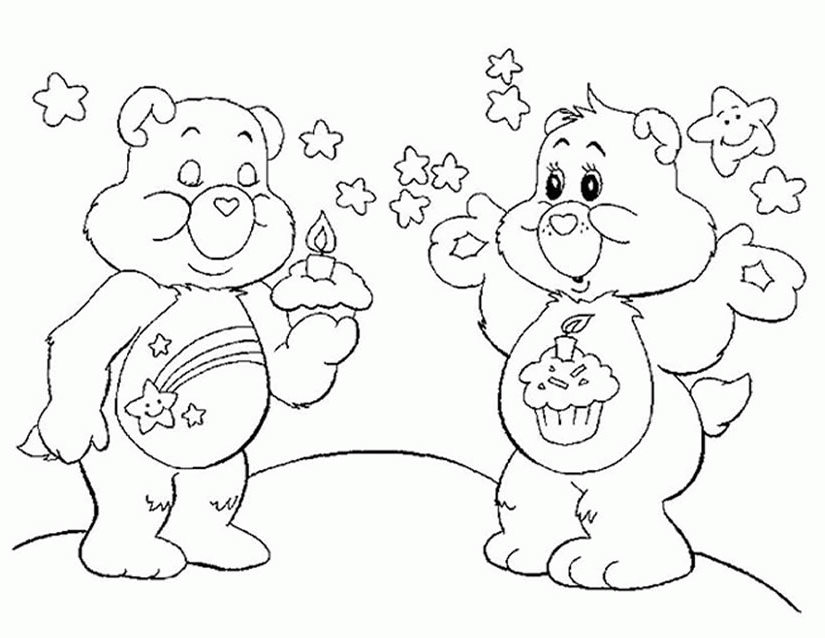 Coloring page: Care Bears (Cartoons) #37143 - Free Printable Coloring Pages