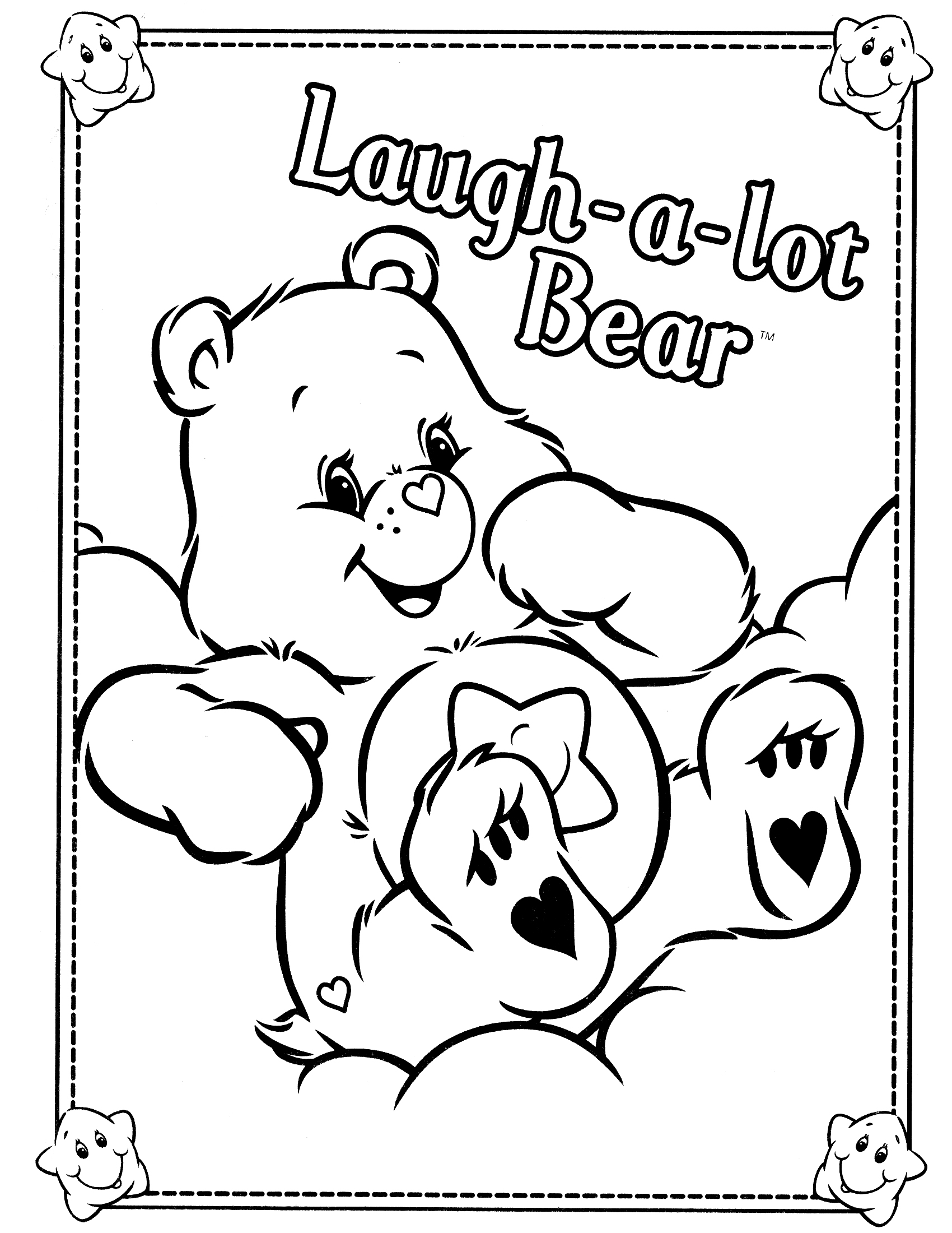 Drawing Care Bears 20 Cartoons – Printable coloring pages