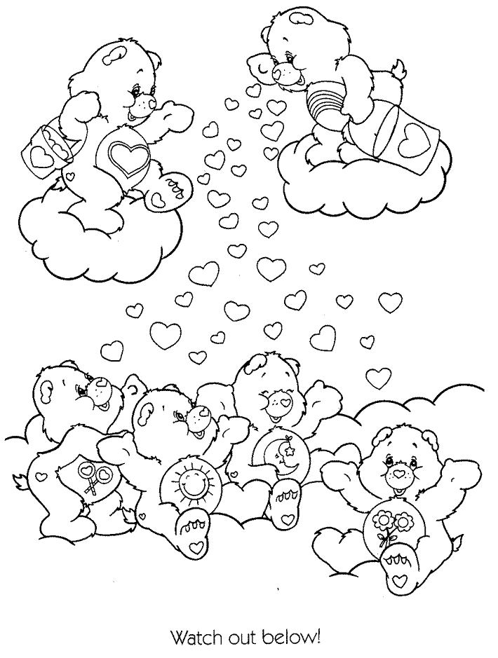 Coloring page: Care Bears (Cartoons) #37152 - Free Printable Coloring Pages