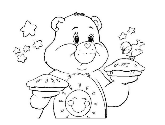Coloring page: Care Bears (Cartoons) #37161 - Free Printable Coloring Pages