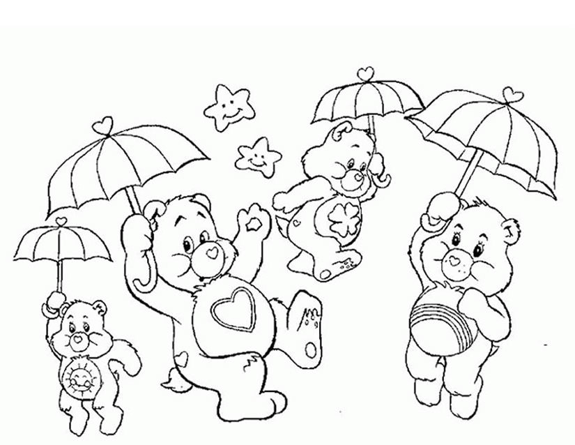 Coloring page: Care Bears (Cartoons) #37170 - Free Printable Coloring Pages
