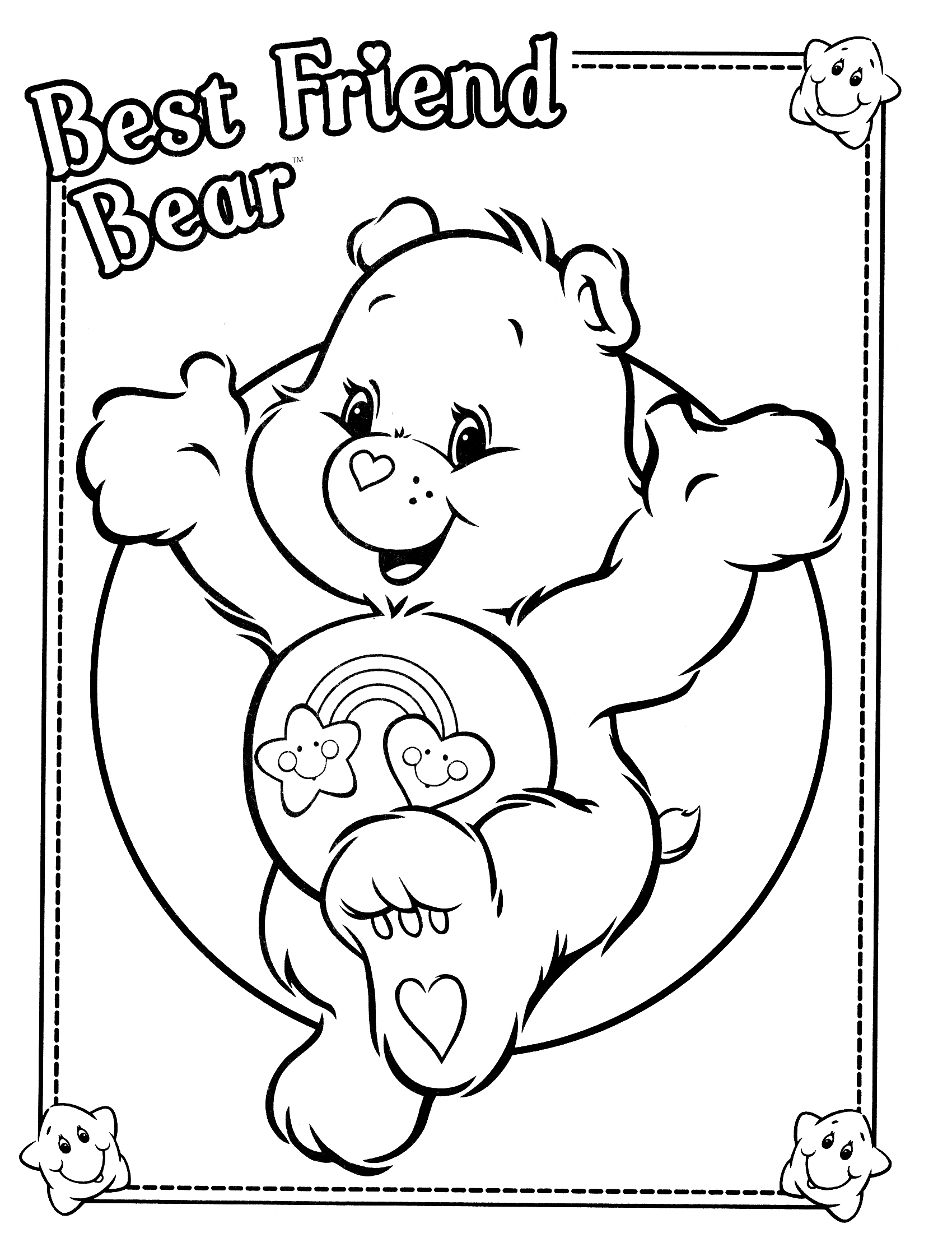 Coloring page: Care Bears (Cartoons) #37171 - Free Printable Coloring Pages