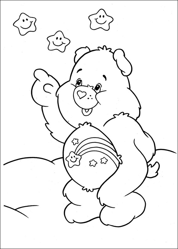 Coloring page: Care Bears (Cartoons) #37174 - Free Printable Coloring Pages