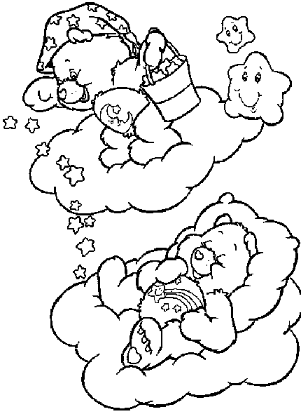 Coloring page: Care Bears (Cartoons) #37177 - Free Printable Coloring Pages