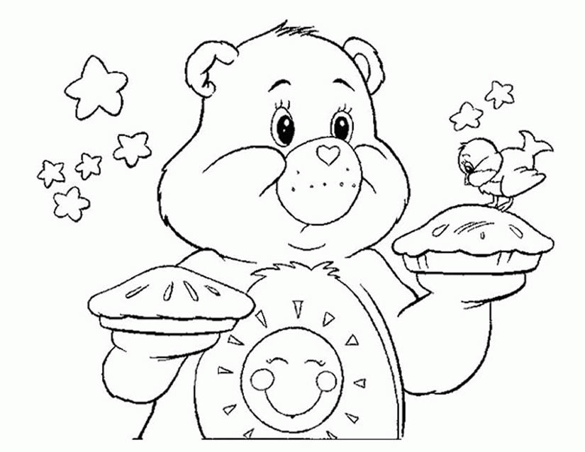 Coloring page: Care Bears (Cartoons) #37188 - Free Printable Coloring Pages