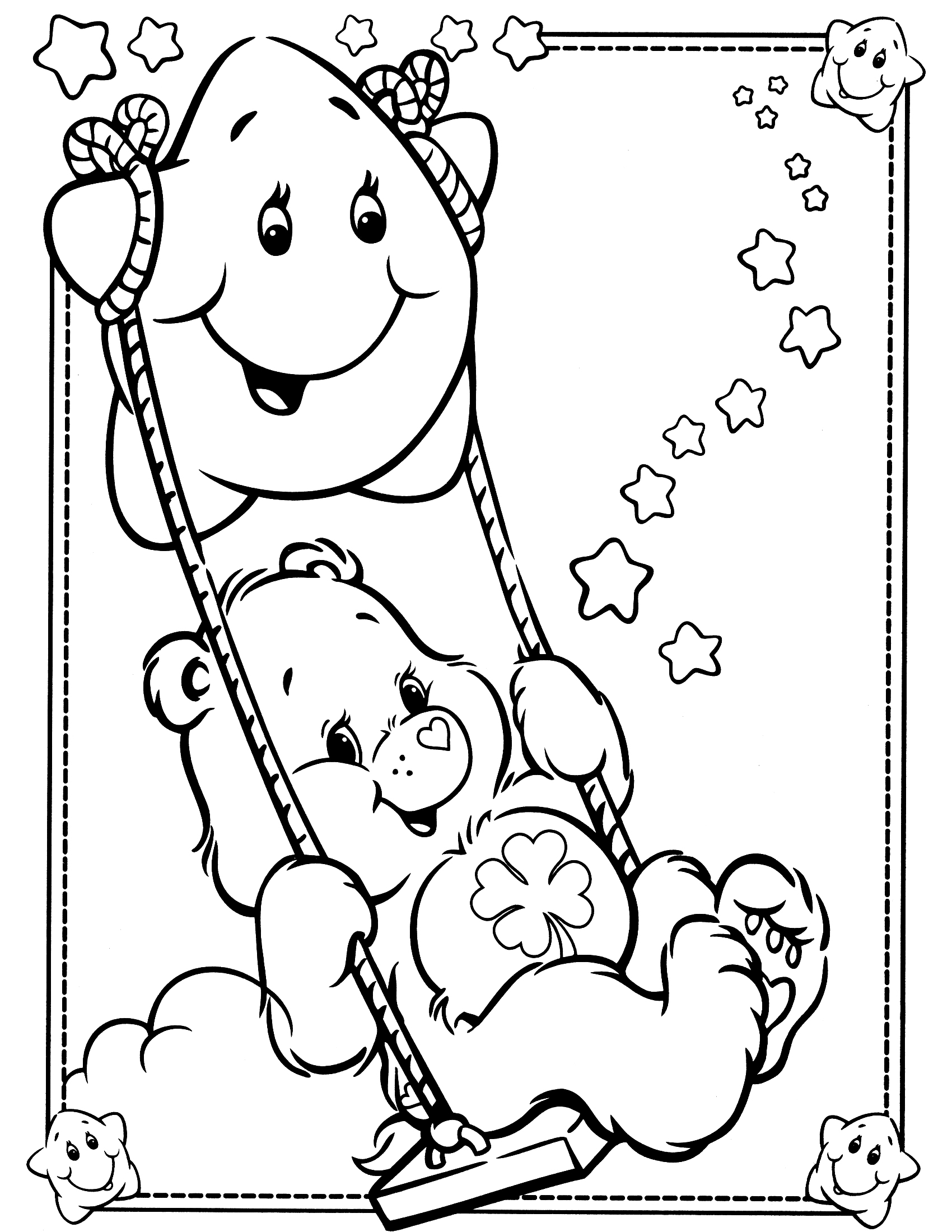 Drawings Care Bears (Cartoons) Page 2 Printable coloring pages