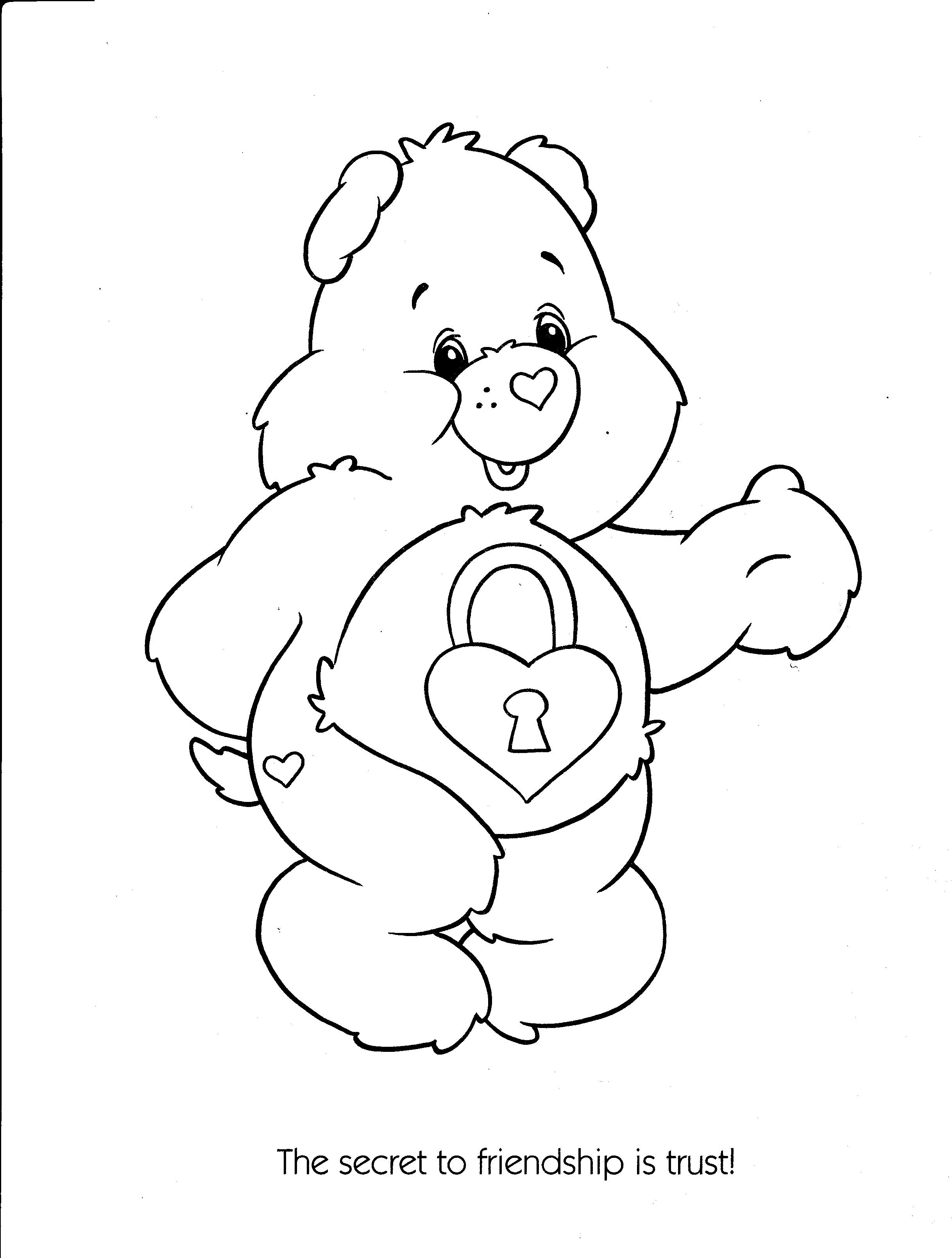 Coloring page: Care Bears (Cartoons) #37209 - Free Printable Coloring Pages