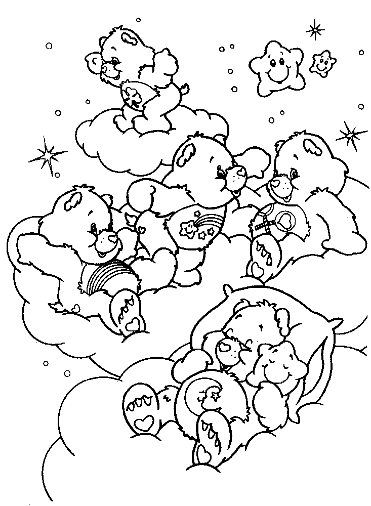 Coloring page: Care Bears (Cartoons) #37226 - Free Printable Coloring Pages