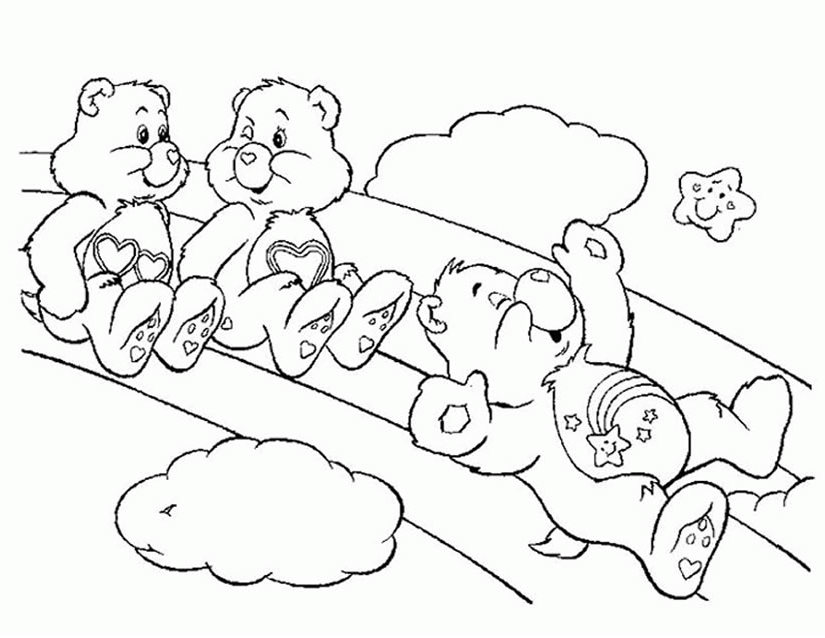 Coloring page: Care Bears (Cartoons) #37236 - Free Printable Coloring Pages