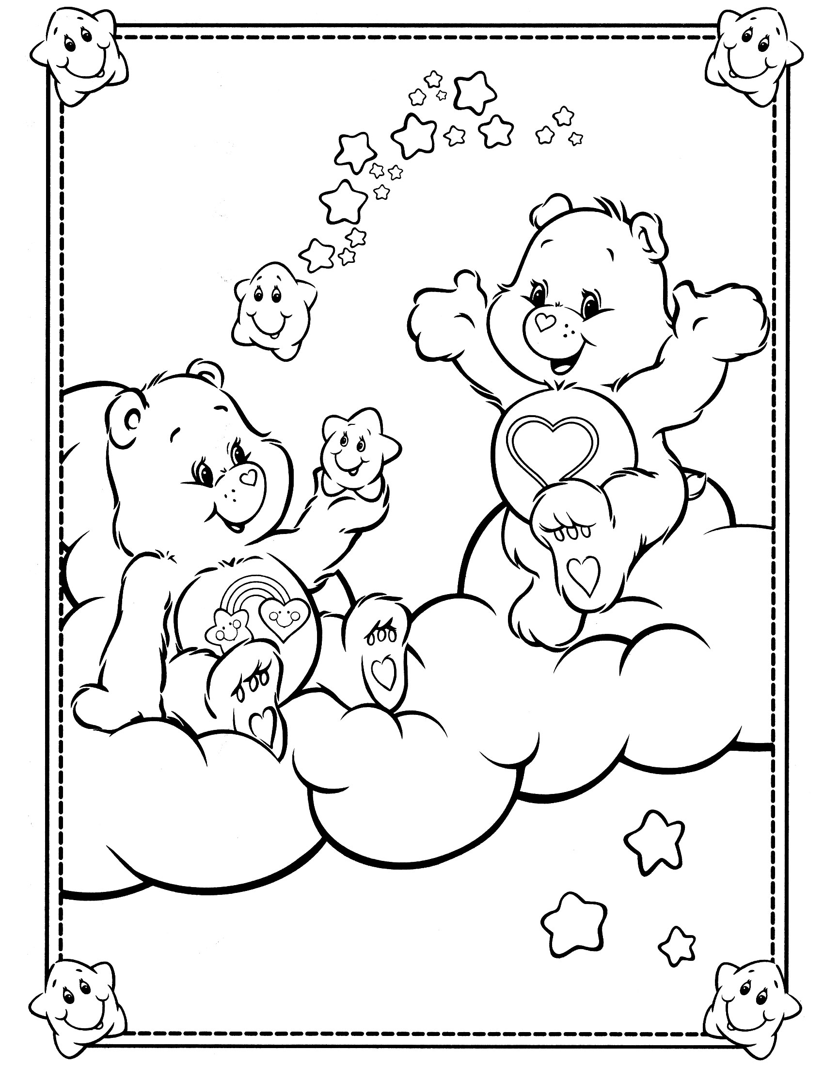 Coloring page: Care Bears (Cartoons) #37237 - Free Printable Coloring Pages